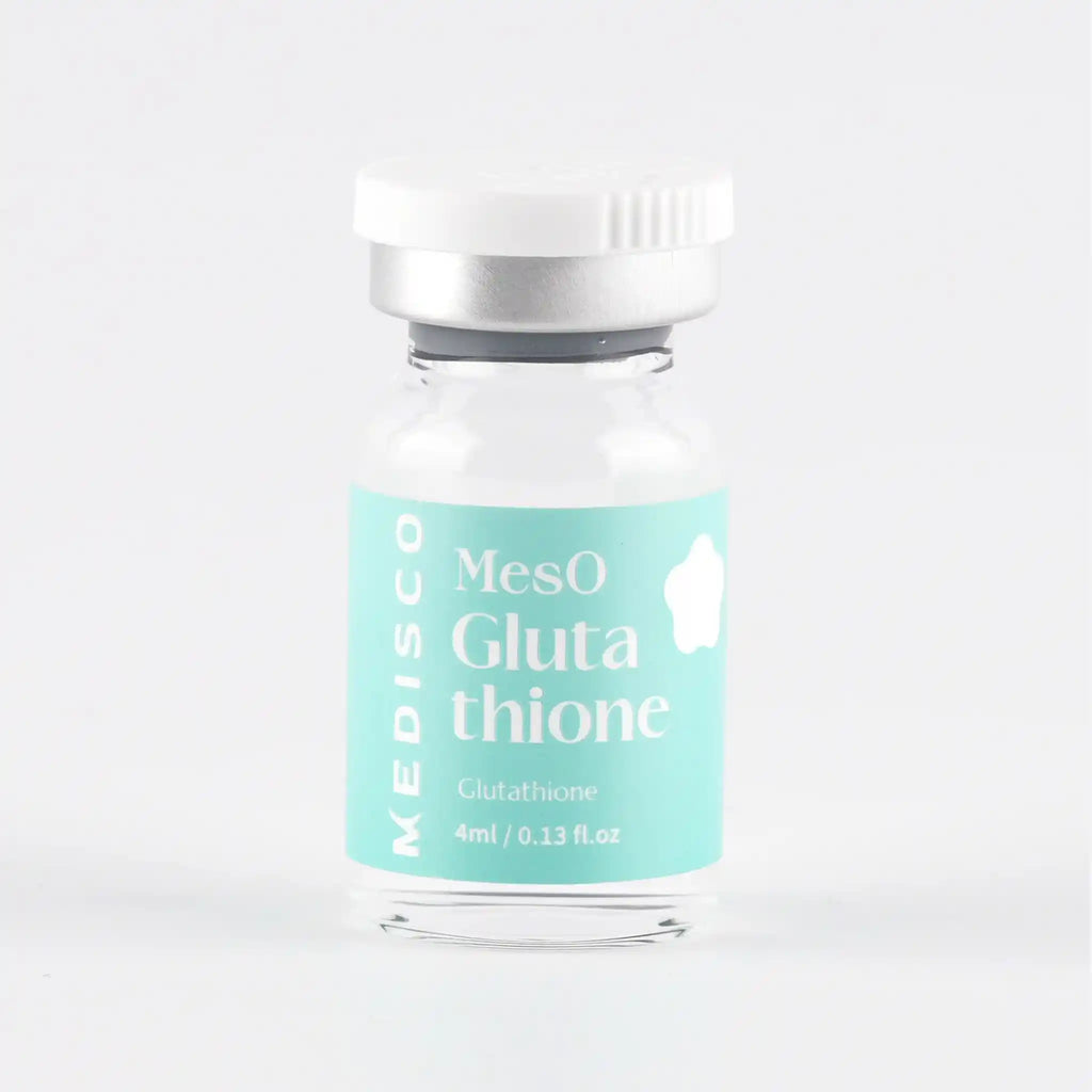 Medisco MesO Gluta thione bottle on a white background