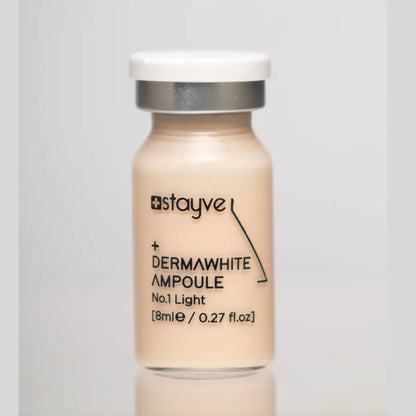 Stayve Dermawhite Ampoule bottle on a light gray background