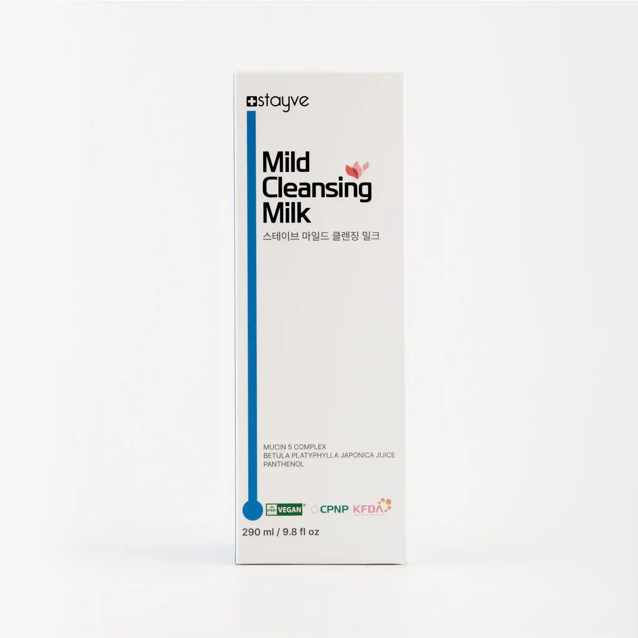 Box of Stayve Mild Cleansing Milk on a white background