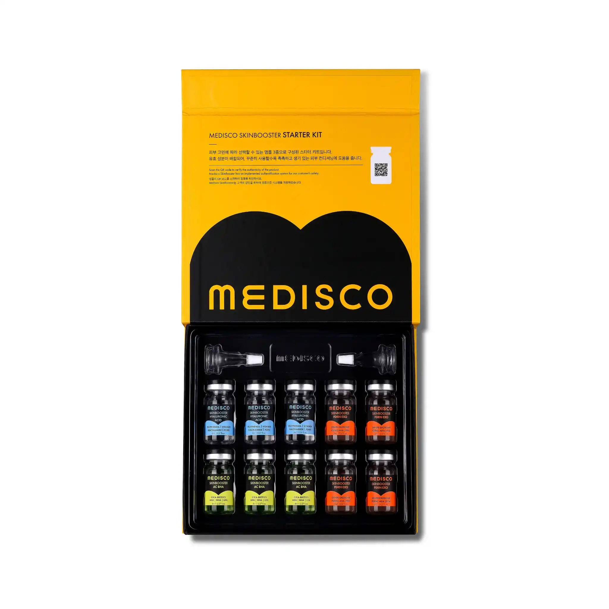 Medisco Starter Kit displayed in a decorative box