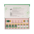Open box of Stayve Seanergy ampoules in a decorative box with green and white design.