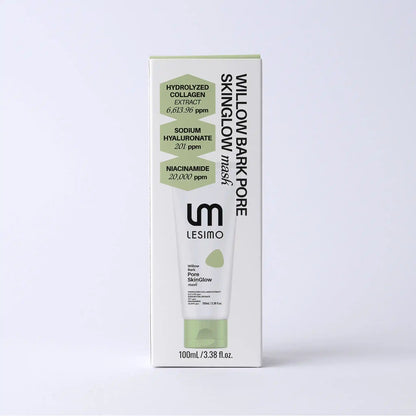 Lesimo skincare product packaging on a white background
